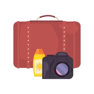 Summer time holiday icon vector ilustration Illustrazione stock