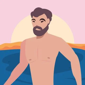 Summer time holiday icon vector ilustration Stock Illustration