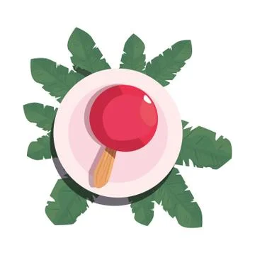 Summer time holiday vector illustratio Stock Illustration