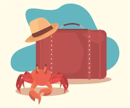 Summer time holiday vector ilustration イラスト素材