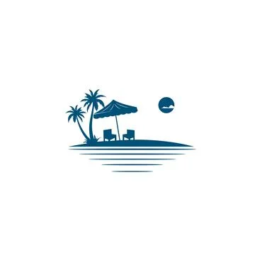 Summer time icon vector illustration concept design Stock Illustration