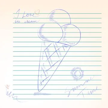 Summer time Stock Illustration
