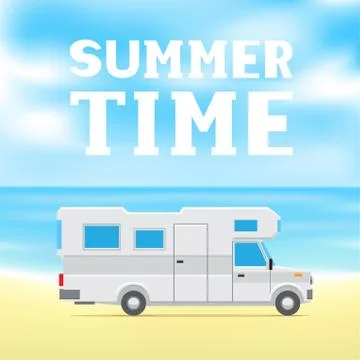 The summer time Stock Illustration