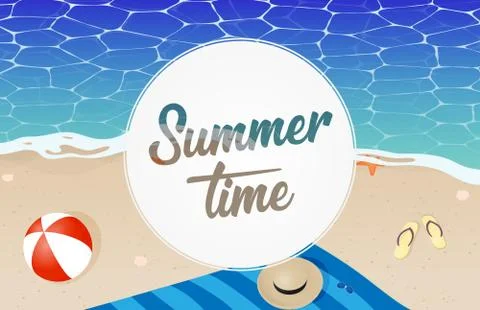 Summer time Stock Illustration
