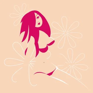 Summer time Stock Illustration