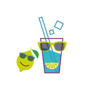 Summer time Stock Illustration