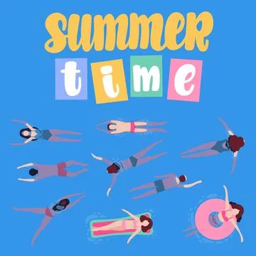 Summer Time Stock Illustration
