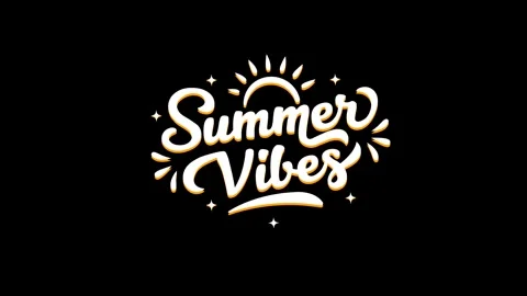 Summer time lettering animation Motion Graphic Alpha Background Stock Footage 314913447