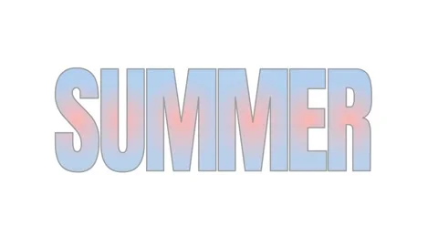 Summer time lettering animation Motion Graphic Alpha Background Stock Footage 314913450