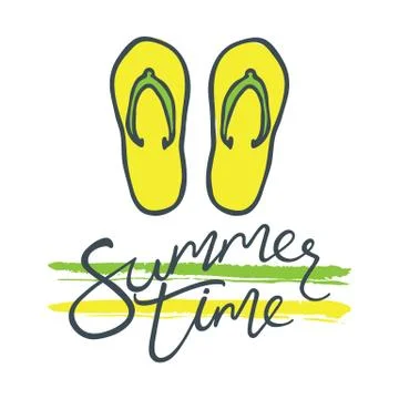 Summer time pattern Stock Illustration