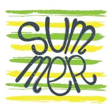 Summer time pattern Stock Illustration