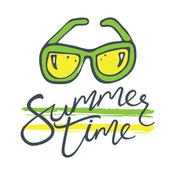 Summer time pattern Stock Illustration