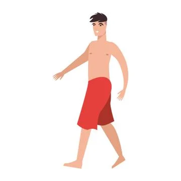 Summer time people icon vector ilustration Illustrazione stock