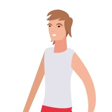 Summer time people icon vector ilustration Illustrazione stock