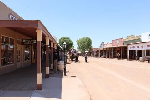 Summer In Tombstone, Arizona Stock-Fotos