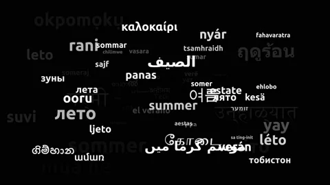 Summer Translated in 73 Worldwide Languages Endless Looping 3d Zooming Wordcl Stock Footage 145208946