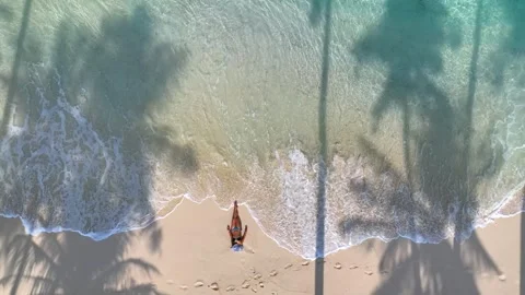 Summer tropical on the beach Stock Footage 240545593
