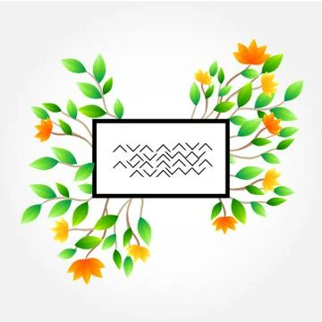 Summer unique floral pattern background banner. Can be used for embroidery, p Stock Illustration