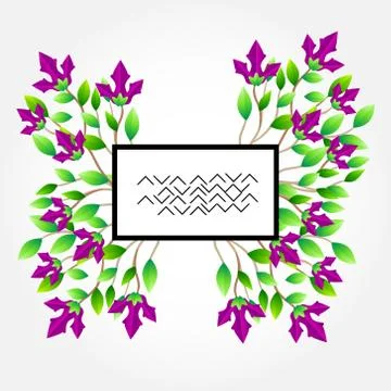 Summer unique floral pattern background banner. Can be used for embroidery, p Stock Illustration