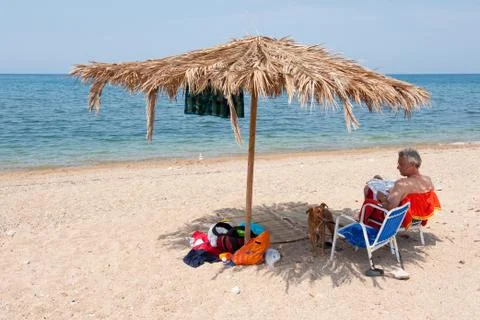 Summer vacation at the beach Foto stock