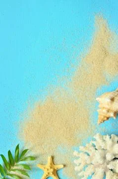 Summer vacation concept flat lay. Top view. Travel summer concept. Foto stock