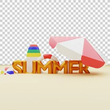 Summer vacation concept Stock Illustration