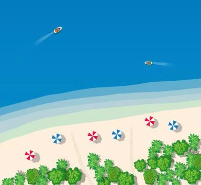 Summer vacation  hotel Stock-Illustration