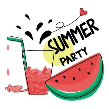 Summer vacation (i) Stock Illustration