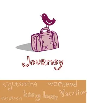 Summer vacation Illustrazione stock