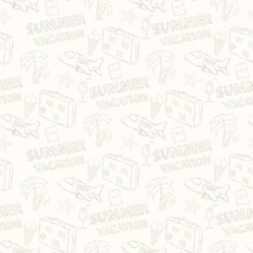 Summer vacation Stock Illustration