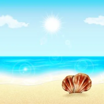 Summer vacation Stock Illustration