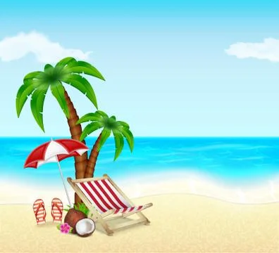 Summer vacation Stock Illustration