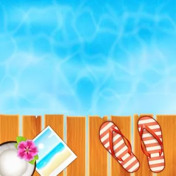 Summer vacation Stock Illustration