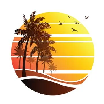 Summer vacation Stock Illustration