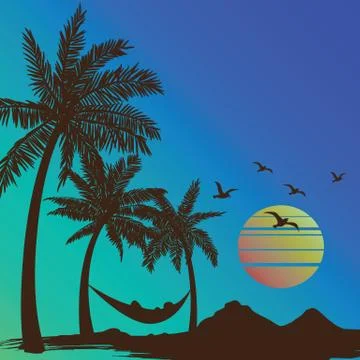 Summer vacation Stock Illustration