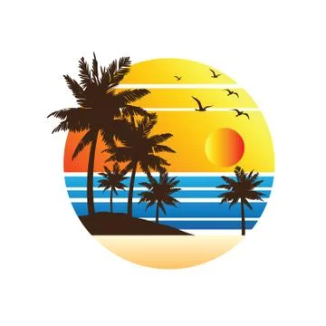 Summer vacation Stock Illustration