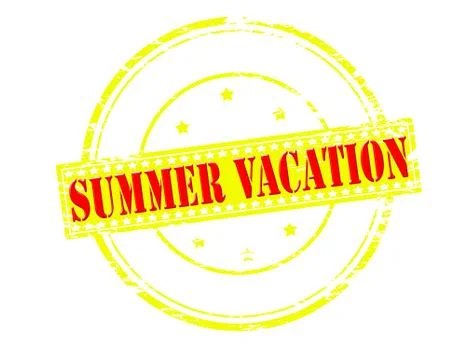 Summer vacation Illustrazione stock