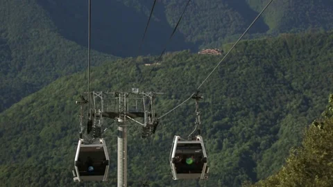 Summer vacation in the mountains Stock Footage 73362861