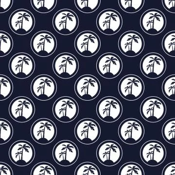 Summer vacation pattern Stock Illustration