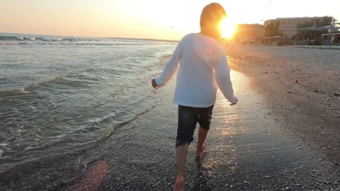 Summer vacation at sea. Stock Footage 154319079