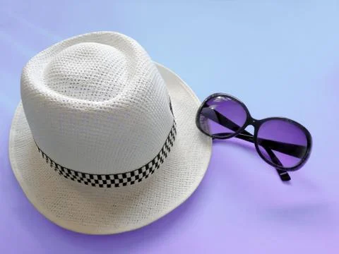 Summer vacation stuff background. Stock Photos