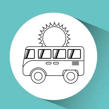 Summer vacations design Stockillustratie