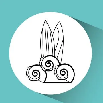 Summer vacations design イラスト素材