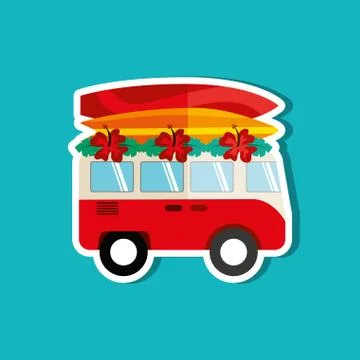 Summer vacations design イラスト素材