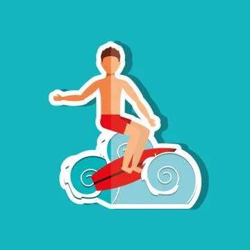 Summer vacations design イラスト素材