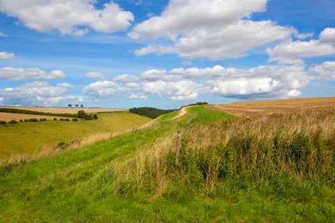 Summer valley Stock Photos
