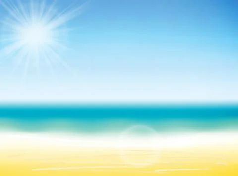 Summer vector background. Summer vector illustration. Illustrazione stock