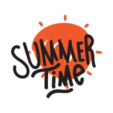 Summer vector illustration Stock Illustration