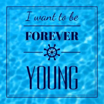 Summer vector text typography vintage poster Stock-Illustration