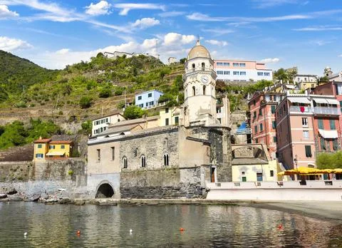 Summer in Vernazza Stock Photos